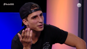 Felipe Prior se chateia com queda do Corinthians da Libertadores - Transmissão/ TV Globo