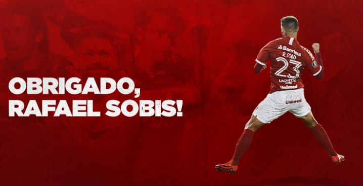 Rafael Sobis anuncia saída do Internacional - divulgação/Internacional