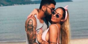 Gabigol e Rafaella aproveitam dia de folga - Instagram