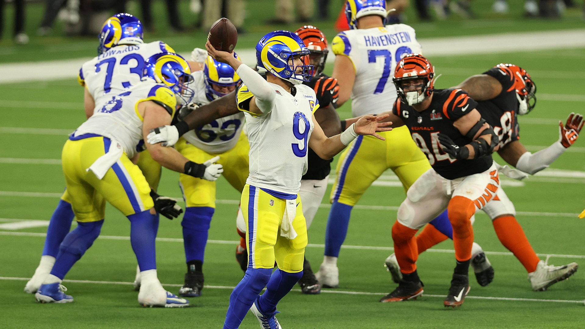 Em jogaço, Rams vencem Bengals e levam o Super Bowl LVI - GettyImages