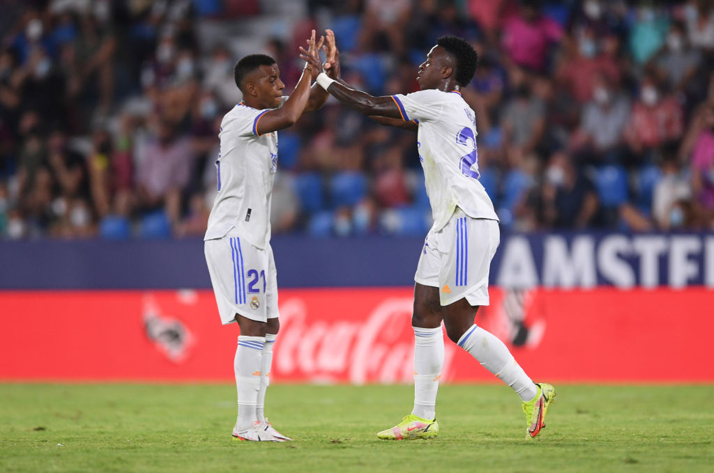 Rodrygo pode ser titular do Real Madrid no Campeonato Espanhol - GettyImages