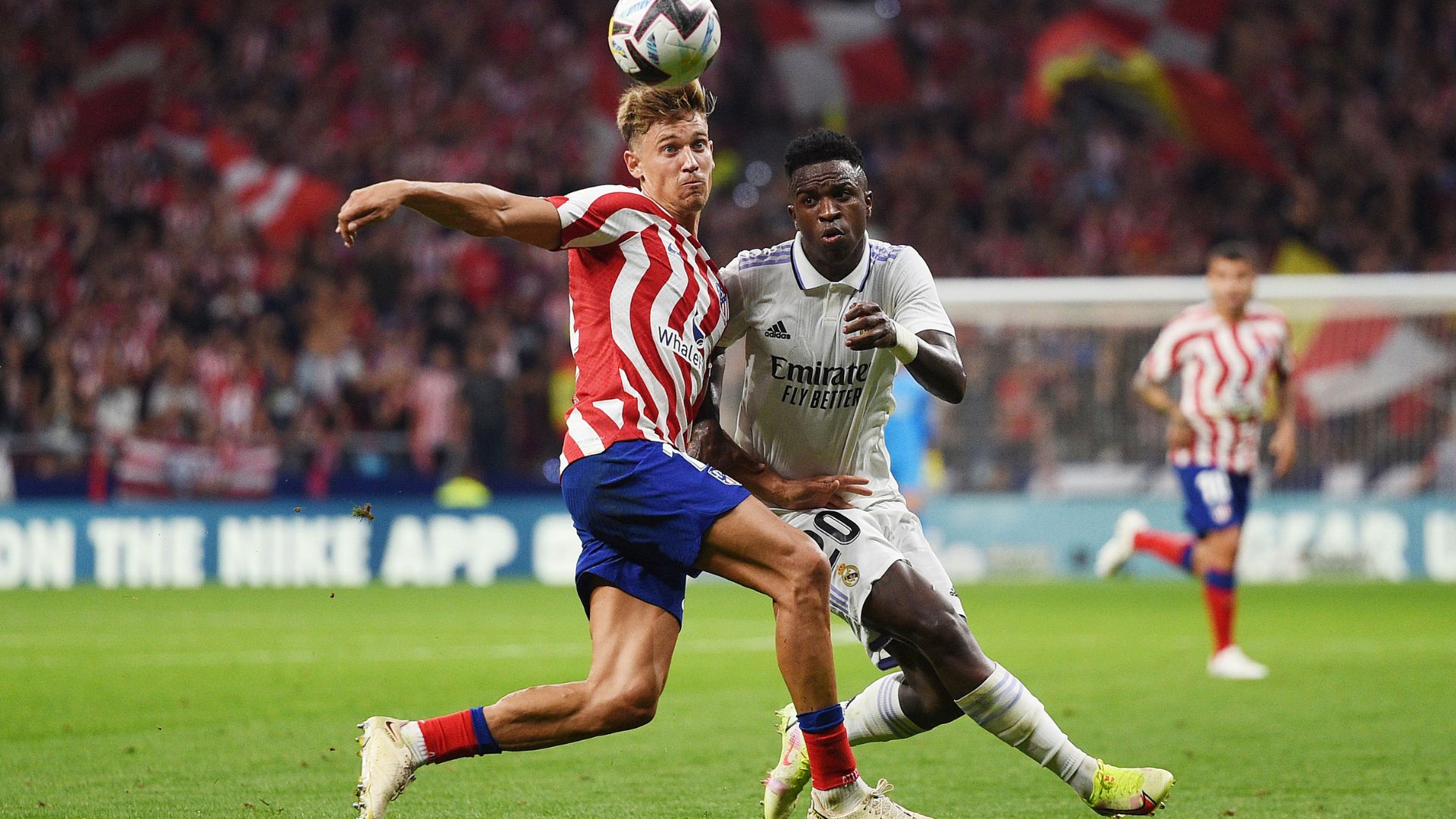 Vini Jr foi importante para o Real Madrid na partida contra o Atlético de Madrid e ganhou o apoio de Carlo Ancelotti - GettyImages