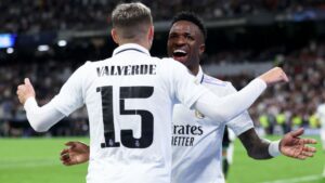 Ancelotti abriu o jogo sobre o momento do Real Madrid na Champions League e de Vini Jr e outros craques - GettyImages