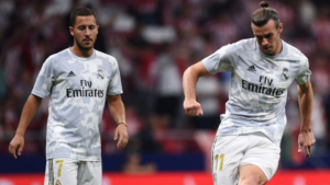 Bale e Hazard são os dois medalhões do Real Madrid e Ancelotti está com dificuldades com eles - GettyImages