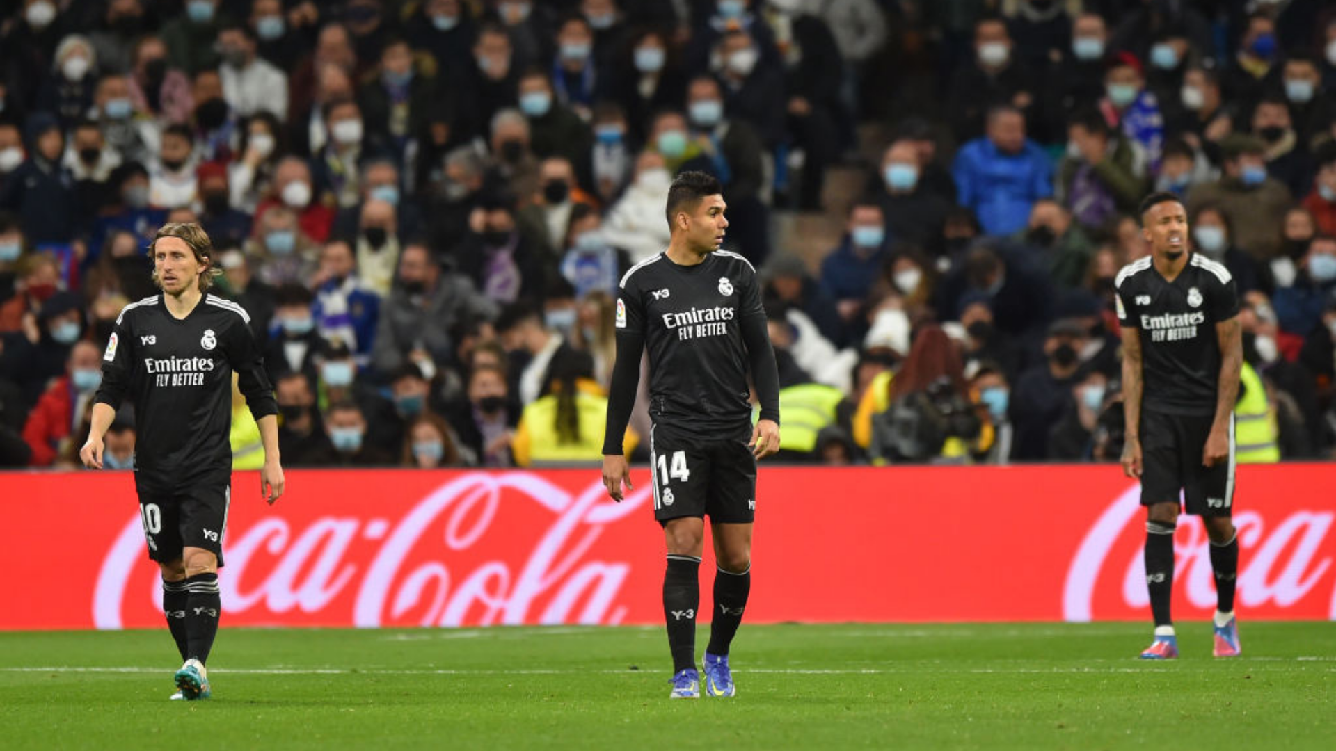 Real Madrid em campo na goleada sofrida diante do Barcelona - GettyImages