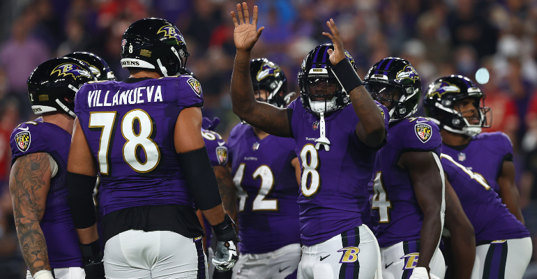 Baltimore Ravens vence Kansas City Chiefs na segunda semana da NFL - Getty Images