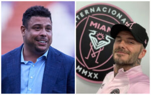 Ronaldo e Beckham Firmam amistoso entre respectivas equipes - Getty Images / Divulgação Instagram