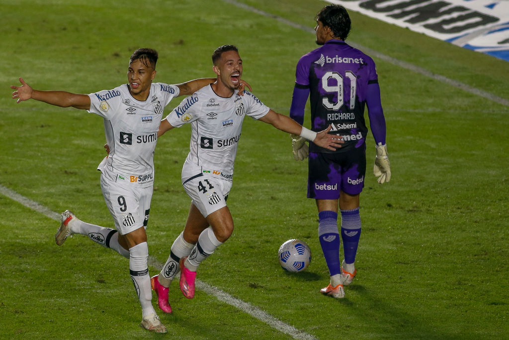 Santos supera o Ceará e vence a primeira no Campeonato Brasileiro - GettyImages