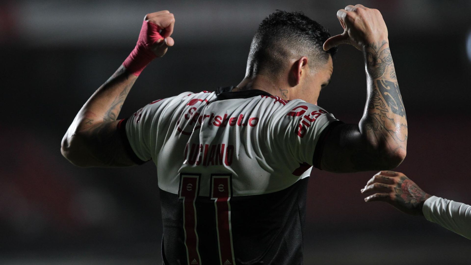 O São Paulo goleou o Avaí, mas Luciano está focada em conquistar a Copa Sul-Americana - Rubens Chiri/ SPFC.NET