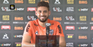 Aos 25 anos, Gabriel voltou para o Galo em janeiro de 2020 - Transmissão TV Galo