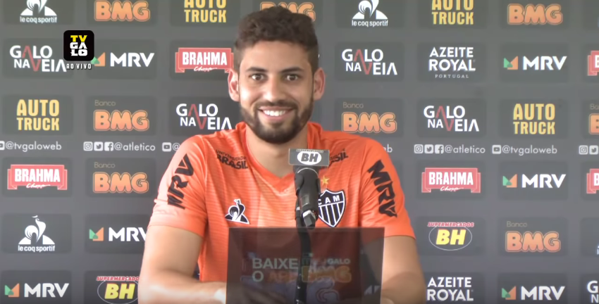 Aos 25 anos, Gabriel voltou para o Galo em janeiro de 2020 - Transmissão TV Galo