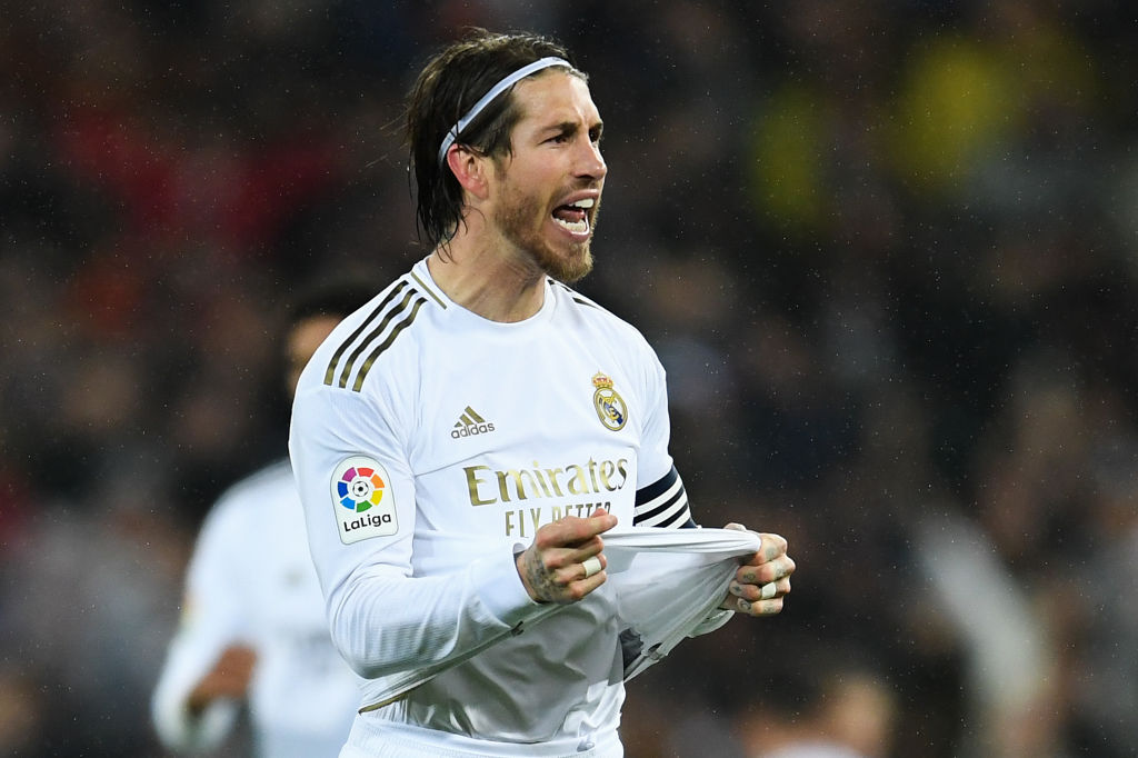 Sergio Ramos esteve fora da partida do Real Madrid - GettyImages