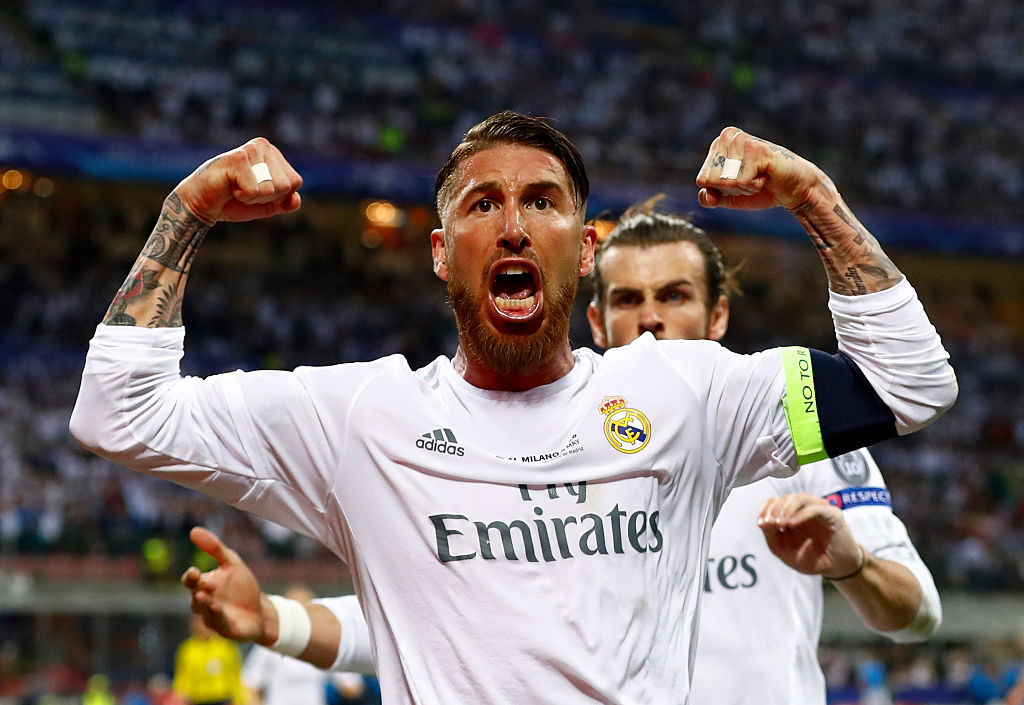 Sergio Ramos em ação pelo Real Madrid - GettyImages