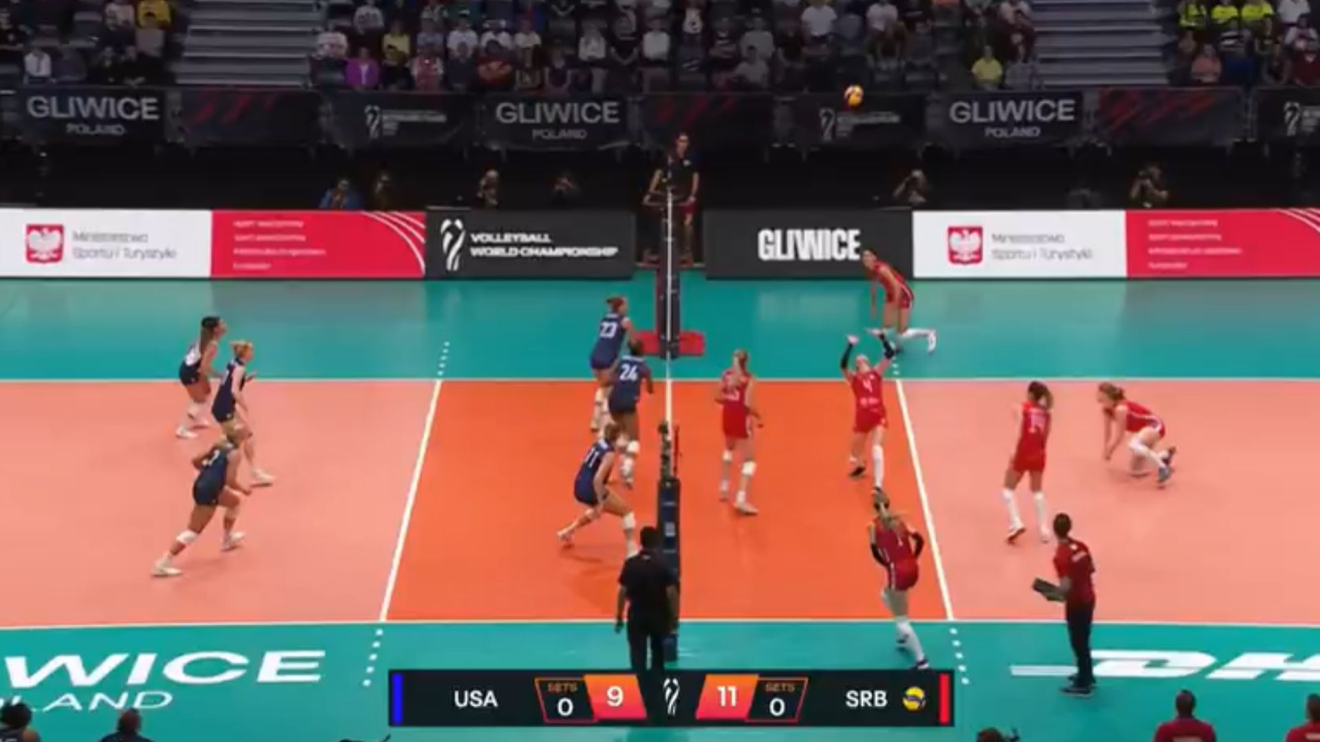 Sérvia vence EUA e está na decisão do Mundial - Transmissão/ SporTV