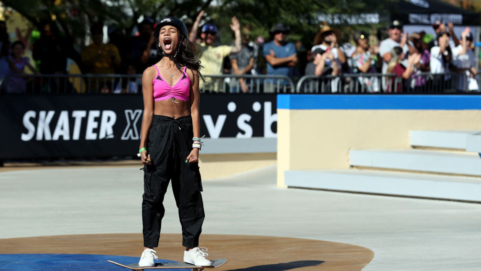 Rayssa Leal brilhou mais uma vez na SLS - GettyImages