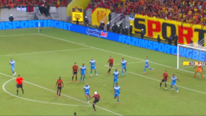 Sport e Fortaleza em campo no primeiro jogo da final da Copa do Nordeste - Transmissão Premiere
