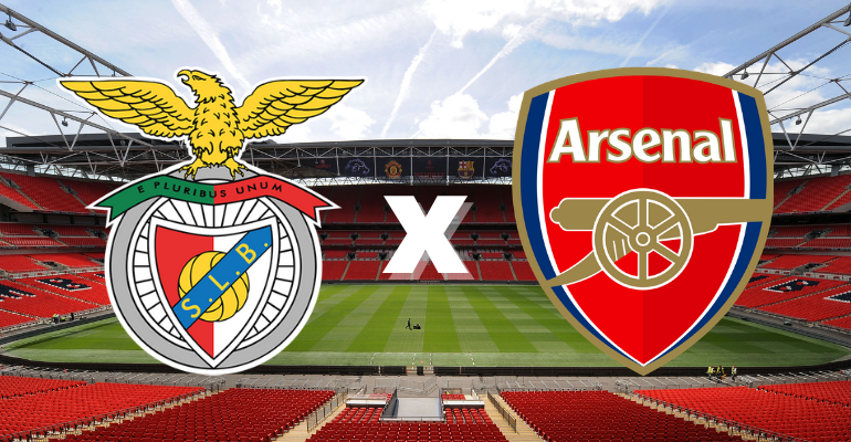 Benfica e Arsenal entram em campo pela Liga Europa - GettyImages/Divulgação