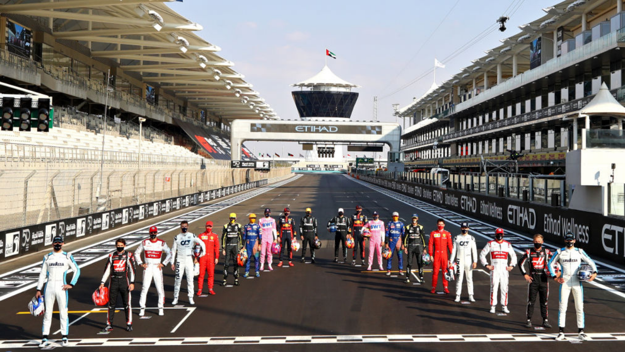 Pilotos da Fórmula 1 na pista - GettyImages