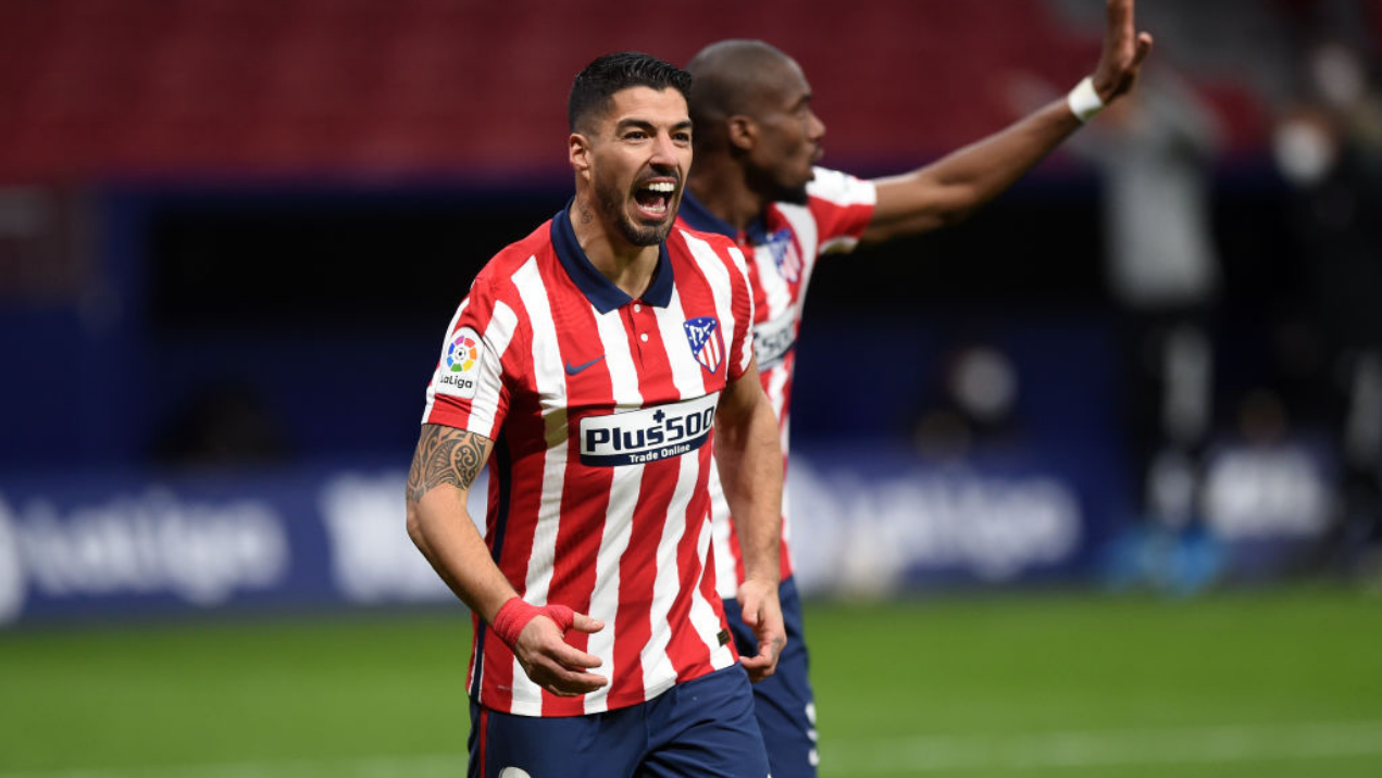 Luis Suárez em ação com a camisa do Barcelona - GettyImages
