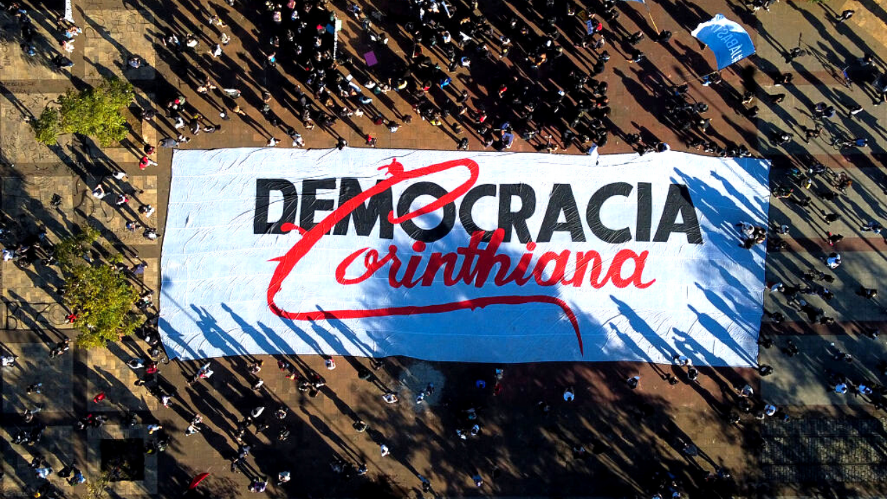Faixa de Democracia Corinthiana - GettyImages