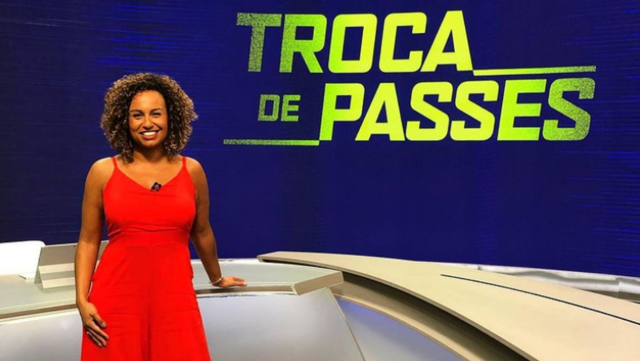 Karine Alves durante o programa Troca de Passes - Reprodução/Instagram