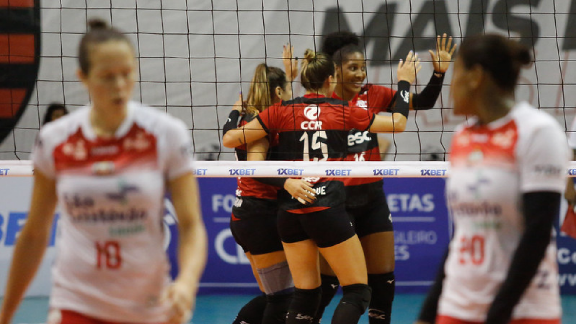 Superliga Feminina na partida entre Sesc-Flamengo e Osasco - Gilvan de Souza/Flamengo/Flickr