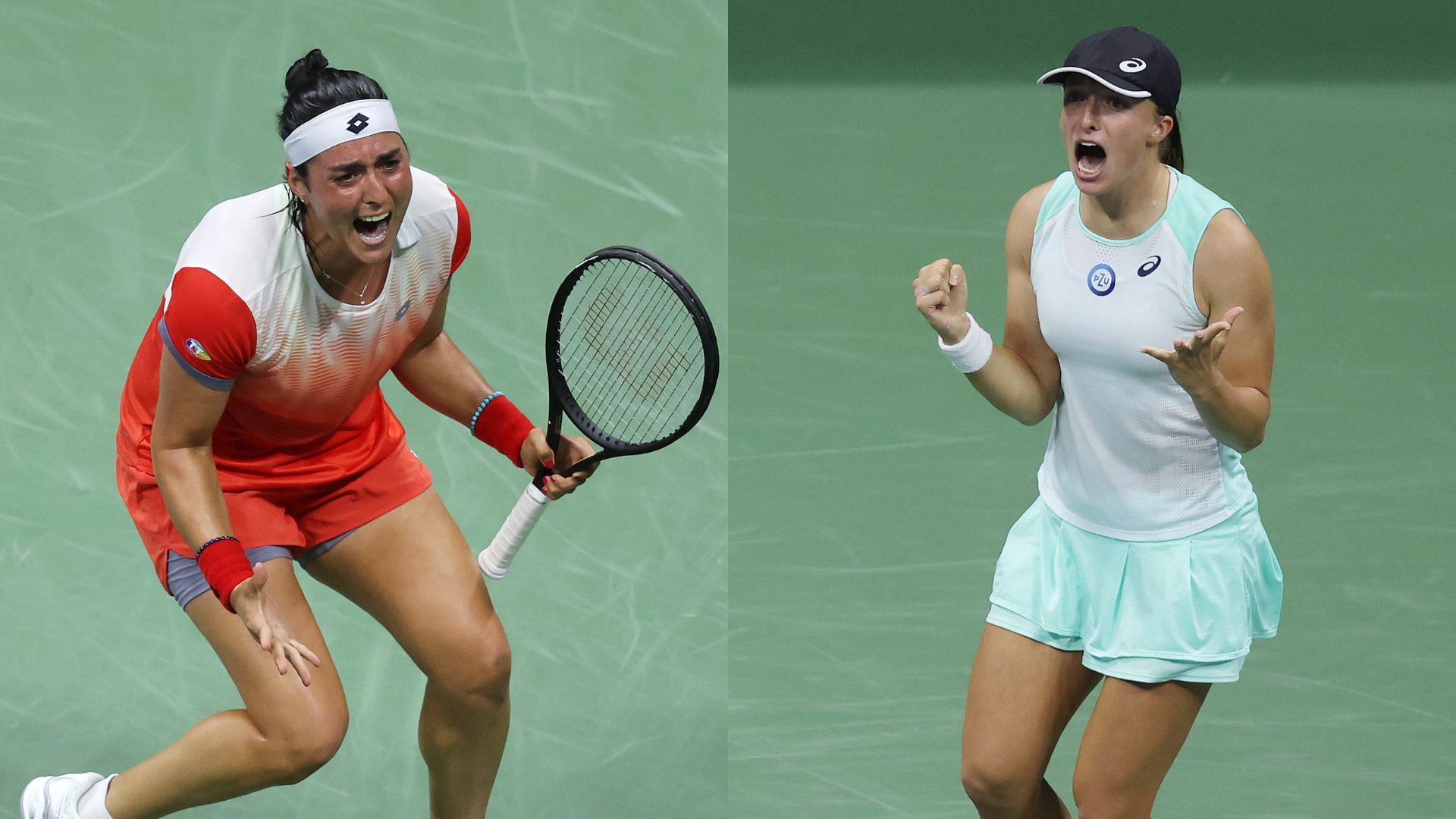 Swiatek e Jabeur irão fazer a final do US Open e o confronto promete ser histórico - GettyImages