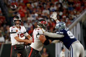 Tom Brady pelo Buccaneers - Getty Images