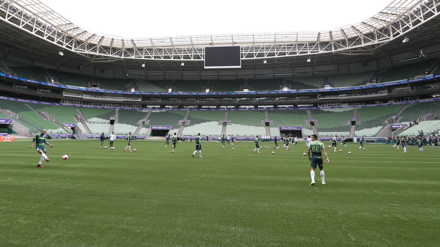 Peça chave do Palmeiras deixa treino e pode ser desfalque para Vanderlei Luxemburgo - Cesar Greco/Palmeiras