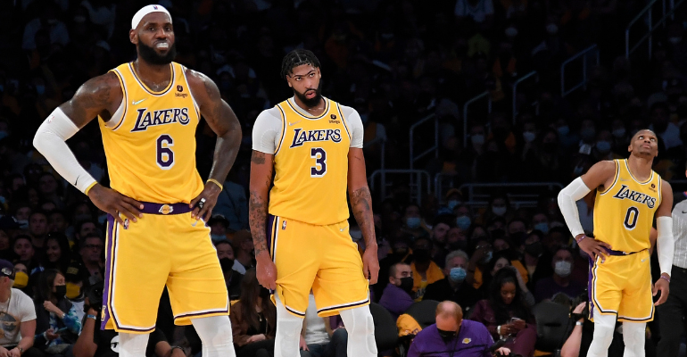 Lebron James, Russell Westbrook e Anthony Davis decidem jogo contra os Rockets - Getty Images