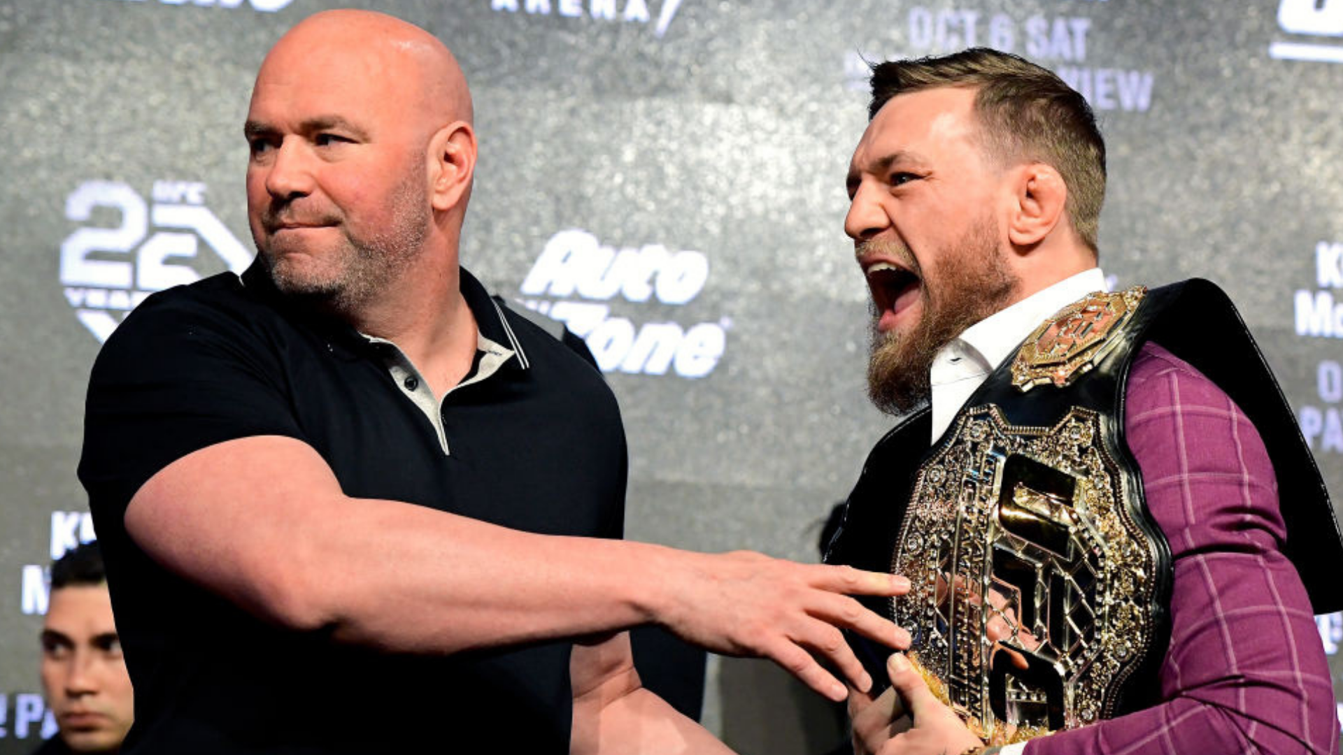 Conor McGregor foi desafiado por Jake Paul e o youtuber não deixou barato para Dana White - GettyImages