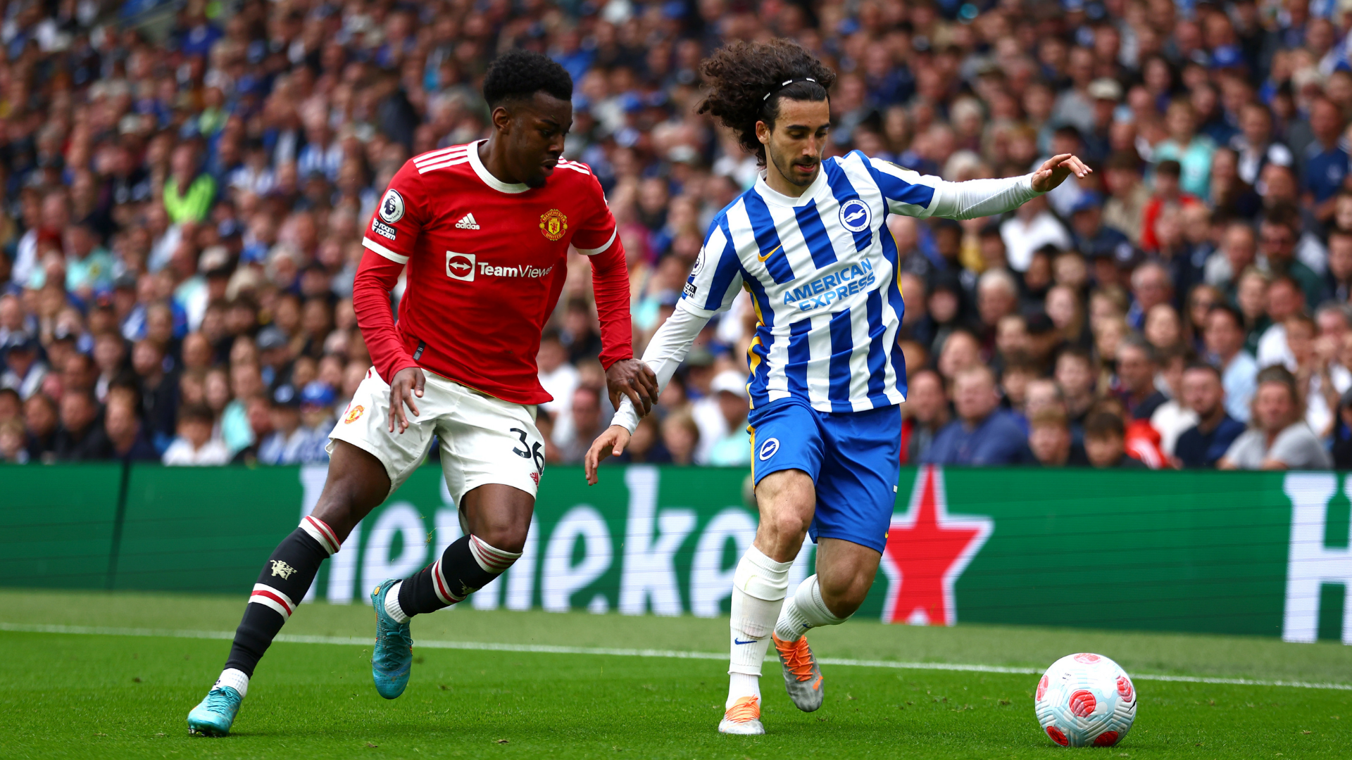Manchester United é goleado pelo Brighton - Getty Images