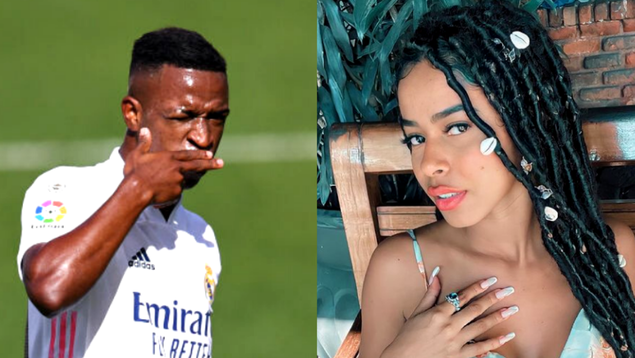 Vini Jr e Lorena, empresária ex de Rennan da Penha - GettyImages/Reprodução/Instagram