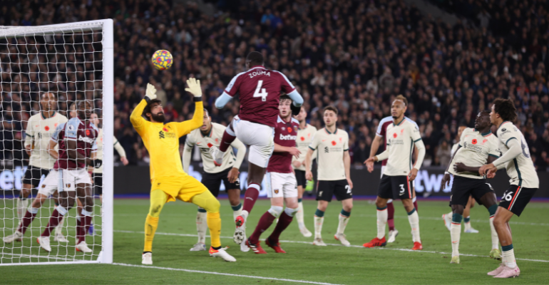 West Ham bate Liverpool na Premier League - Getty Images