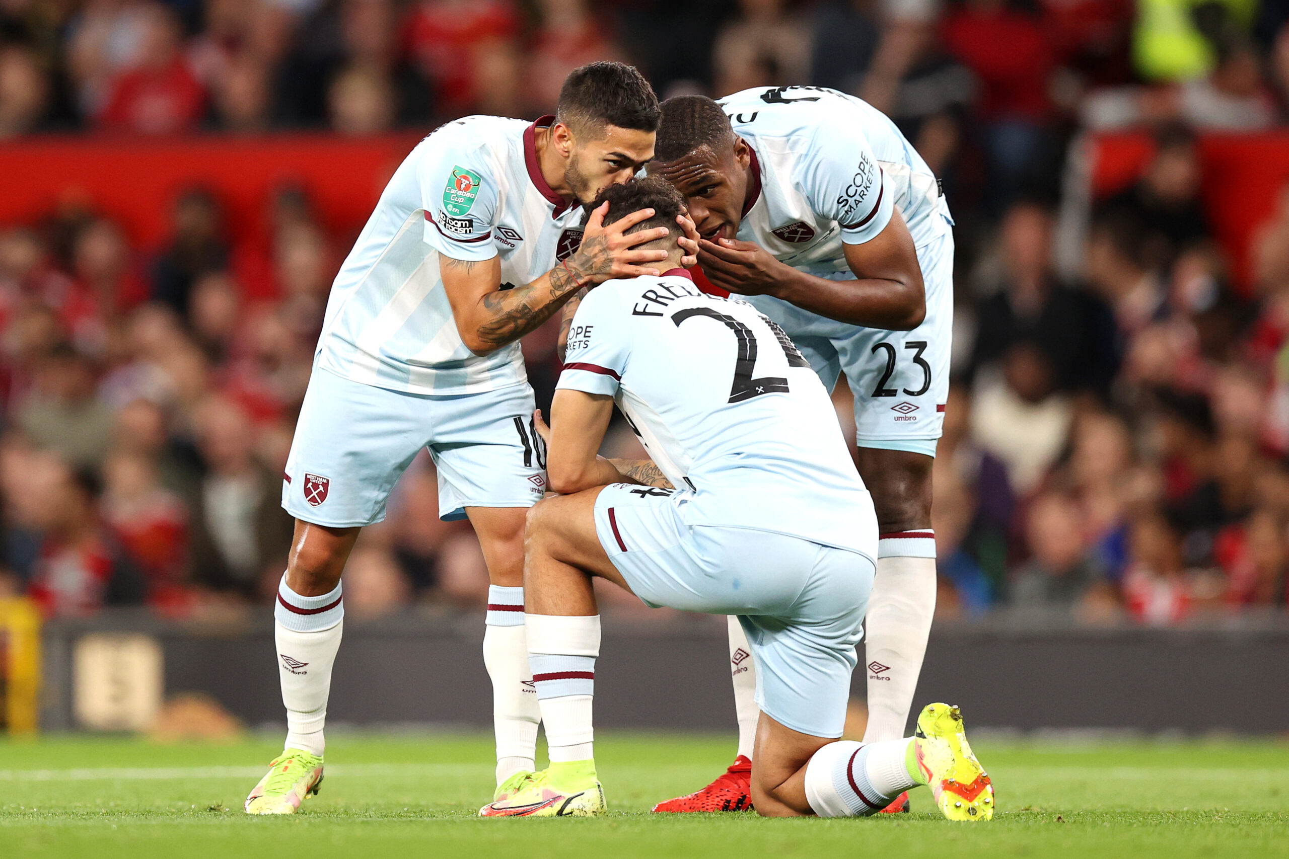 West Ham elimina o Manchester United da Copa da Liga - Getty Images