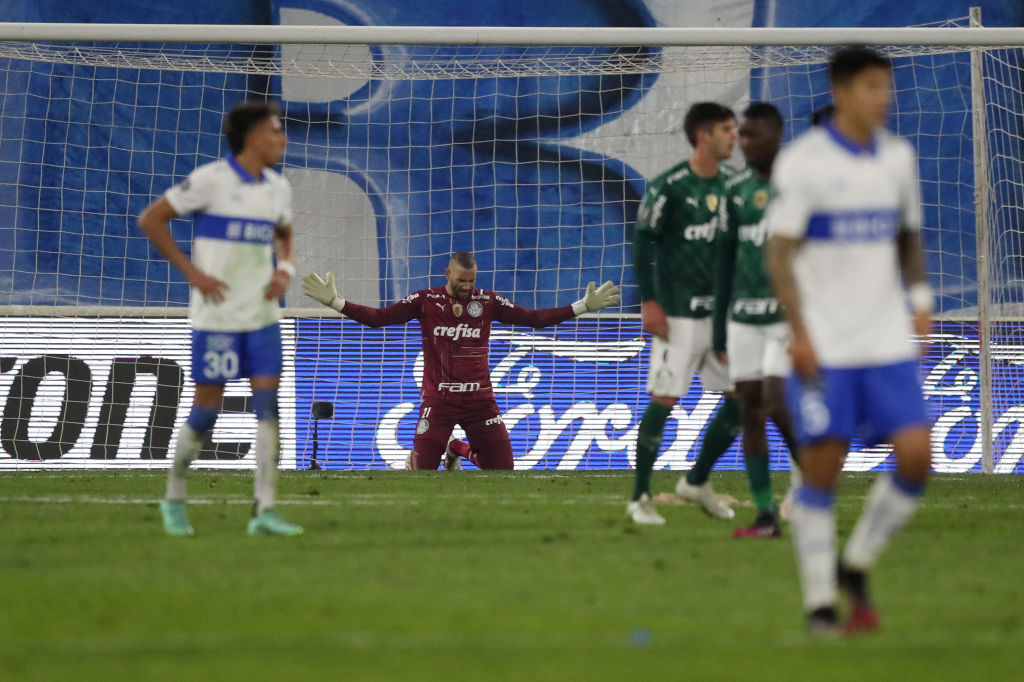 Weverton fica próximo de bater recorde de Marcos pelo Palmeiras na Libertadores - GettyImages
