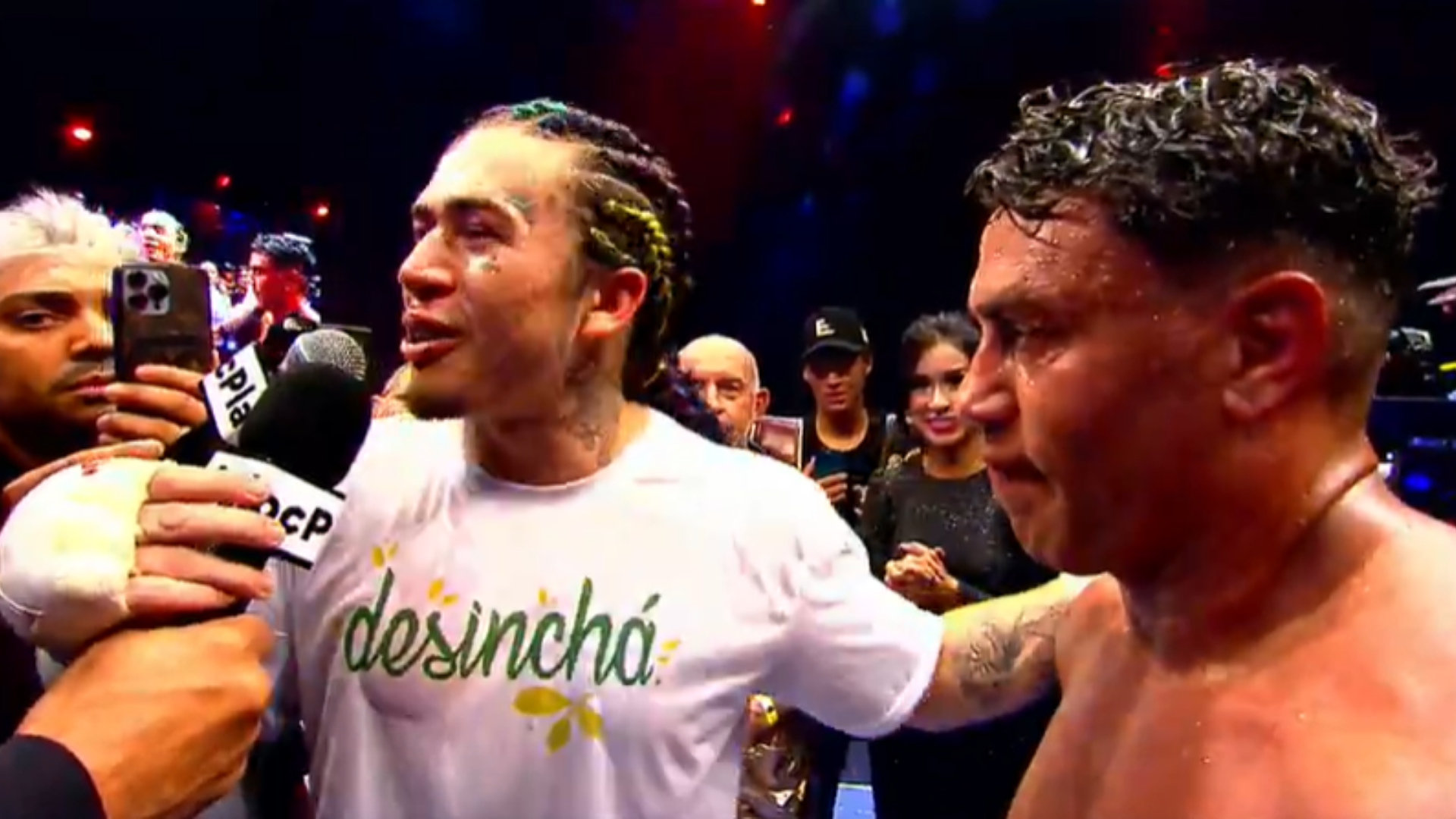 Boxe: Whindersson resiste e empata luta de estreia com Popó - Transmissão/ Combate - 30/01/22