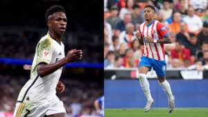 Vini Jr Savinho são indicados a prêmios individuais na LALIGA - Getty Images