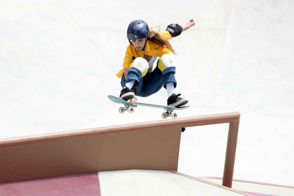 Nas Olimpíadas, Yndiara Asp e Dora Varella disputaram a final do Skate Park - GettyImages
