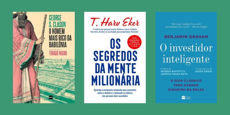 Investir no mundo de hoje é fundamental, e selecionamos alguns livros que vão te auxiliar nessa jornada (Crédito: Créditos: Reprodução/Mercado Livre)