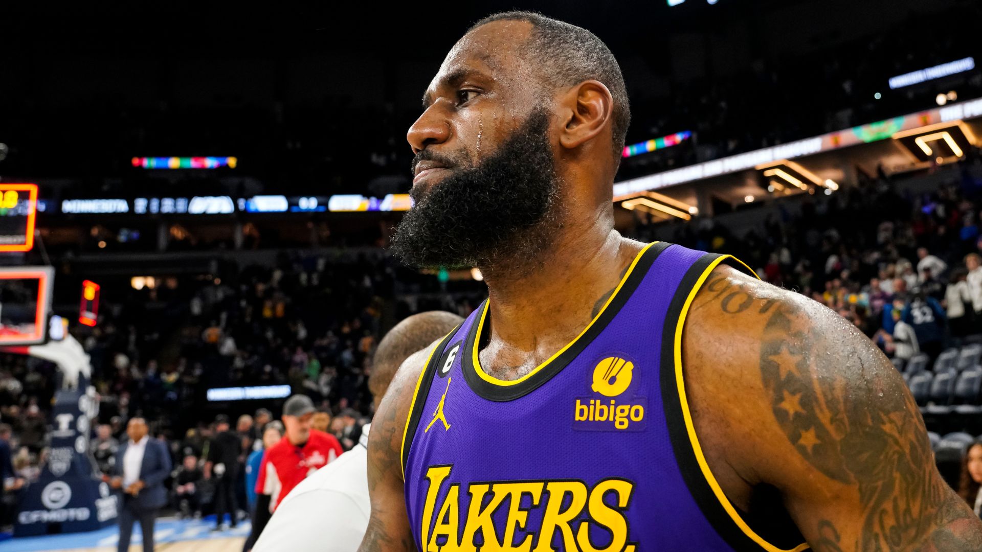 LeBron James, do Los Angeles Lakers, na NBA - Getty Images