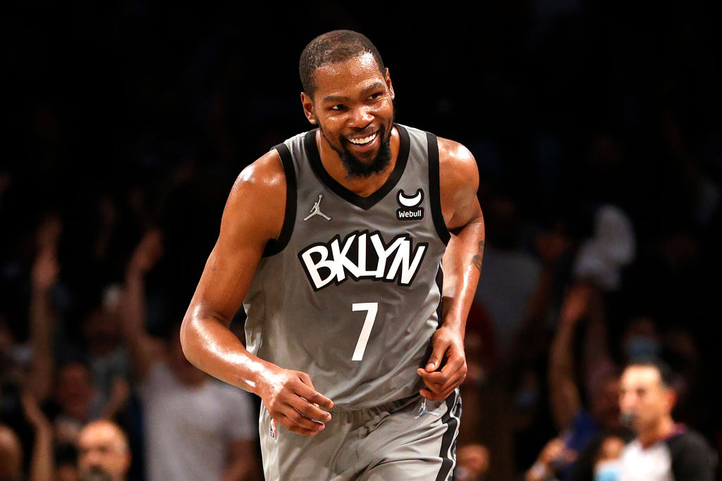Na NBA, Durant comandou a vitória do Brooklyn Nets contra o Washington Wizards - GettyImages