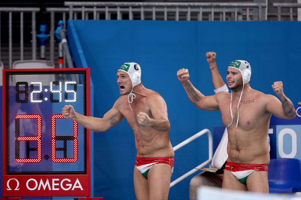 No Polo Aquático, Hungria e Espanha duelaram nas Olimpíadas - GettyImages