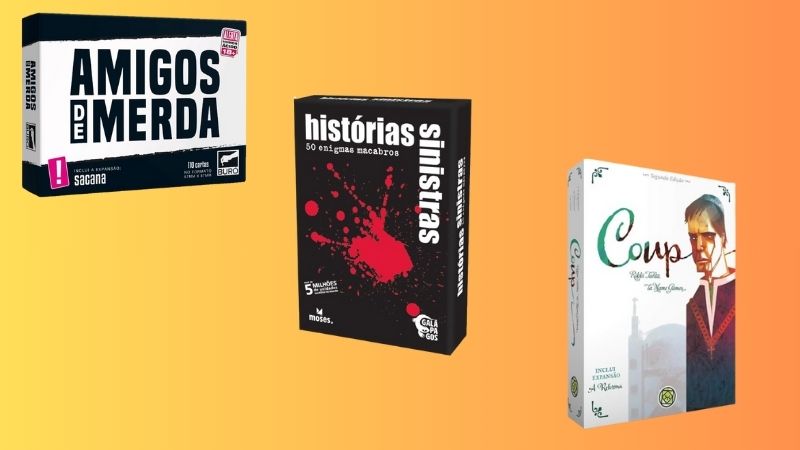 Confira a nossa seleção de jogos que vão garantir diversão para seus momentos entre família e amigos! - Créditos: Reprodução/Mercado Livre