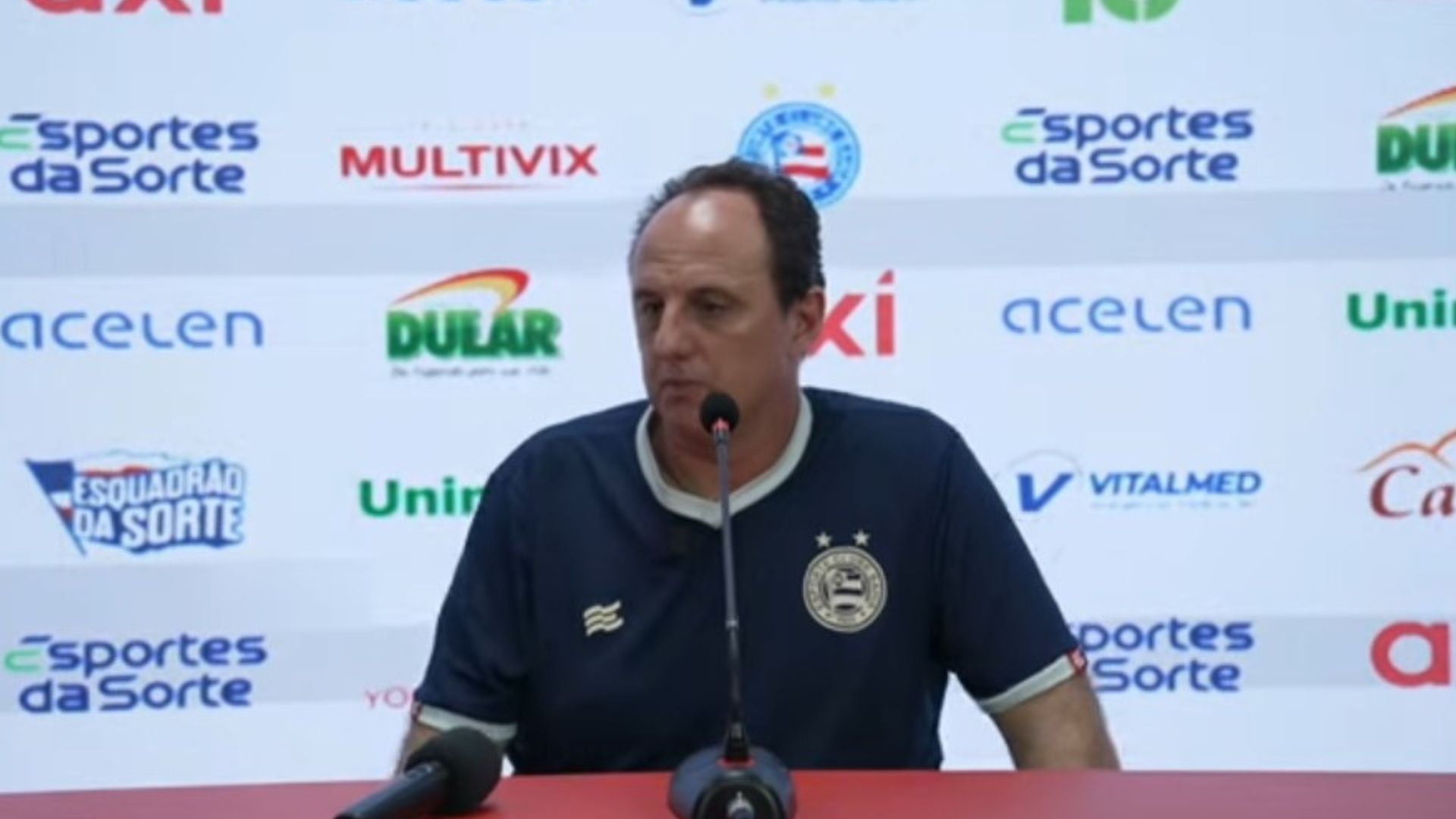 Rogério Ceni, técnico do Bahia - Reprodução/Youtube