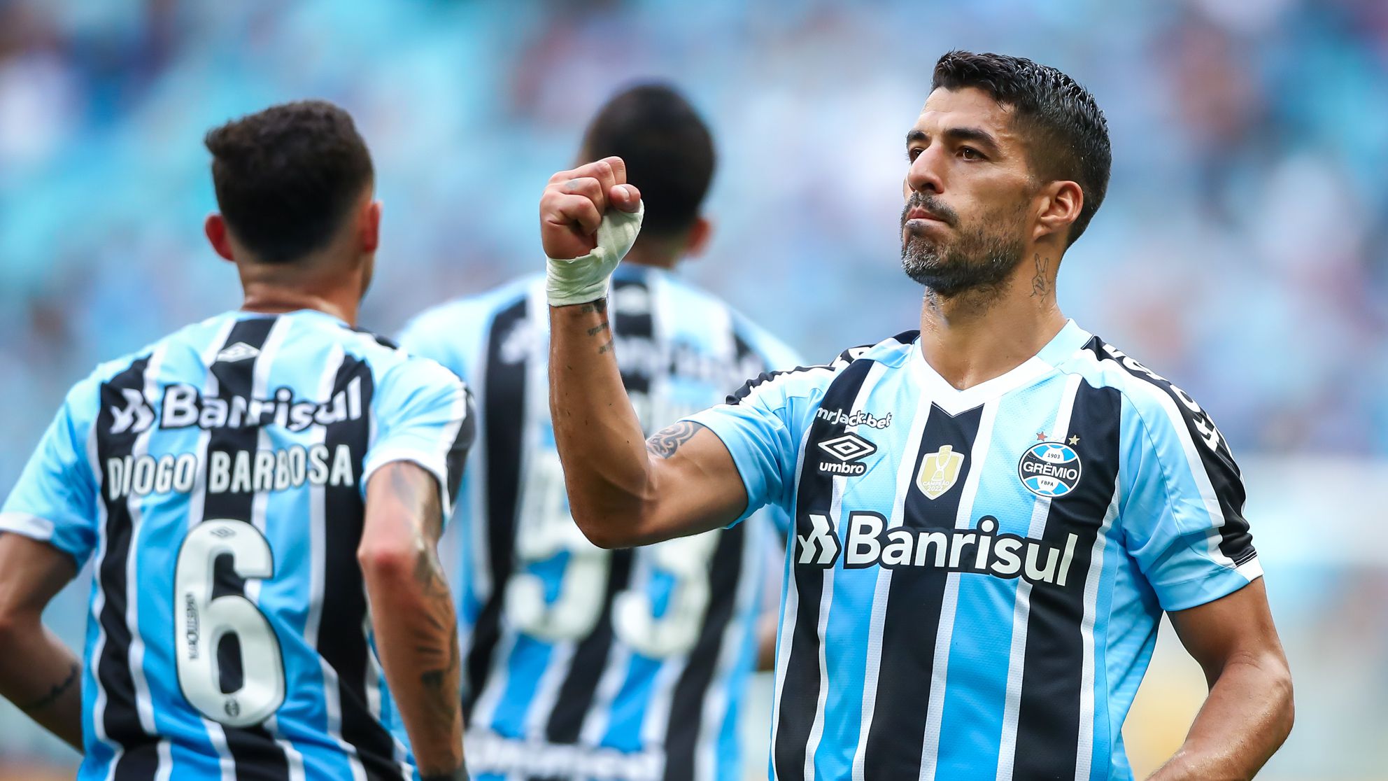 Luis Suárez abre o jogo sobre dispensa do Flamengo - Lucas Uebel / Grêmio