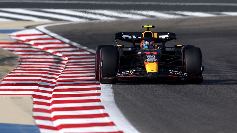 Sergio Pérez liderou o TL1 do GP do Bahrein em 2023 - Getty Images
