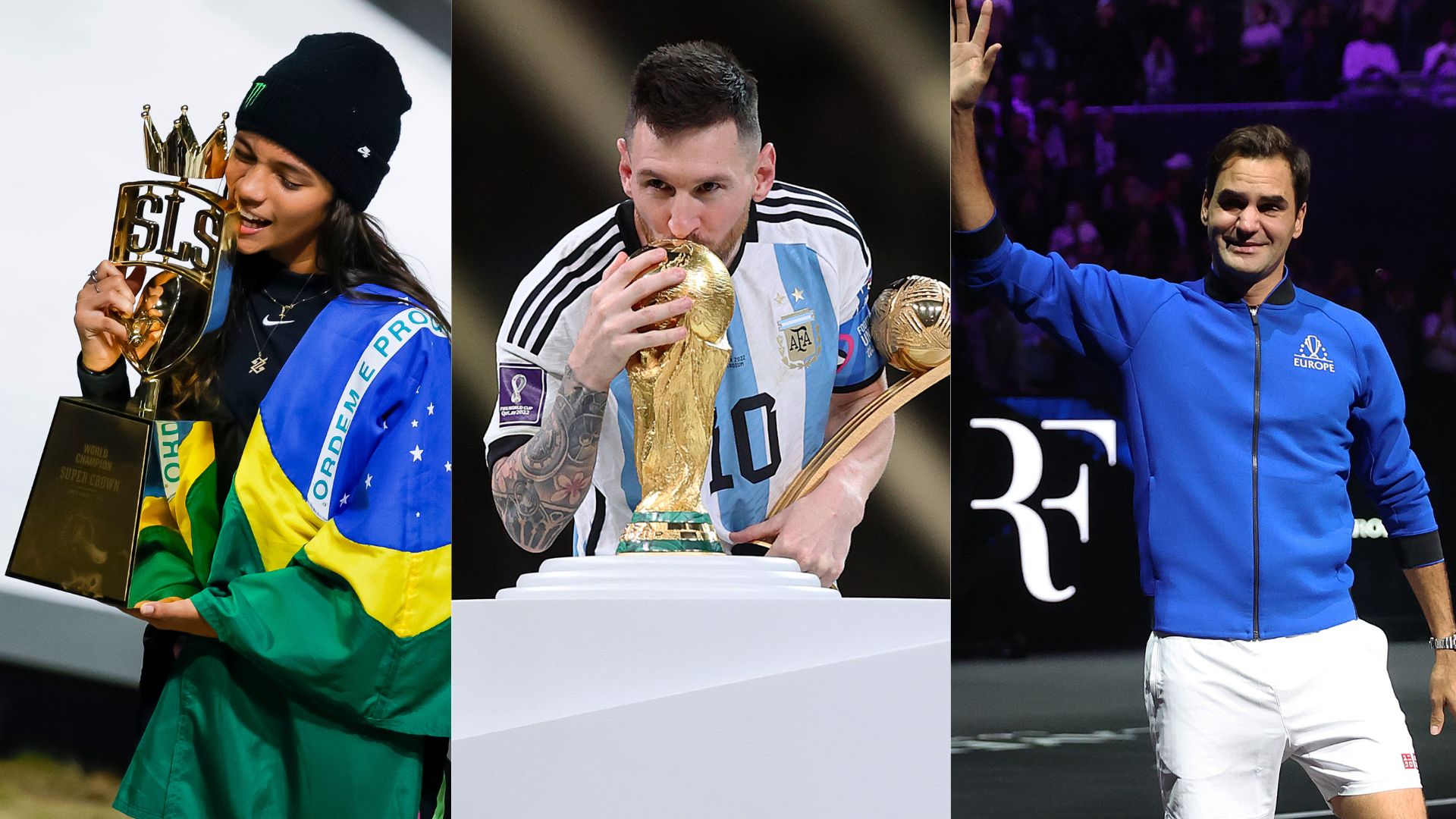 Rayssa Leal, Messi e Federer marcaram o ano de 2022 - Getty Images