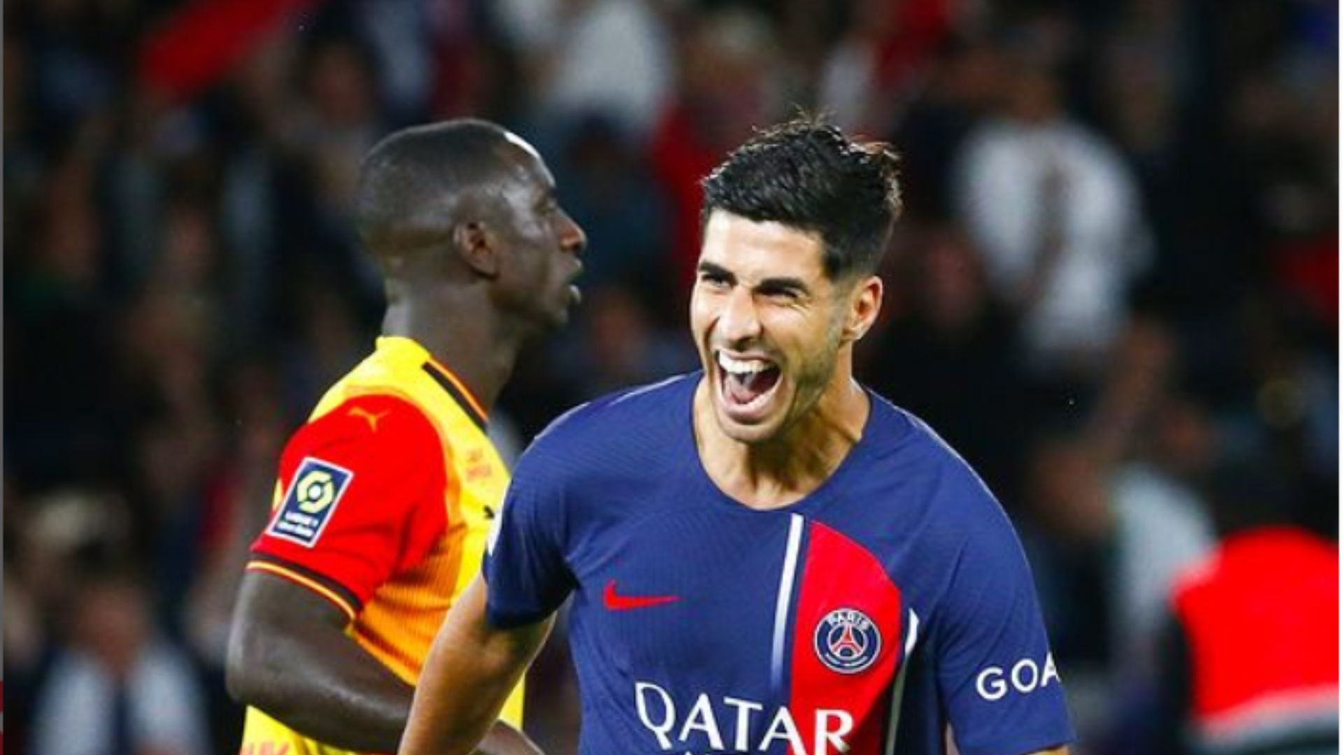 PSG contou com gol de Asensio para vencer o Lens - Reprodução / Instagram