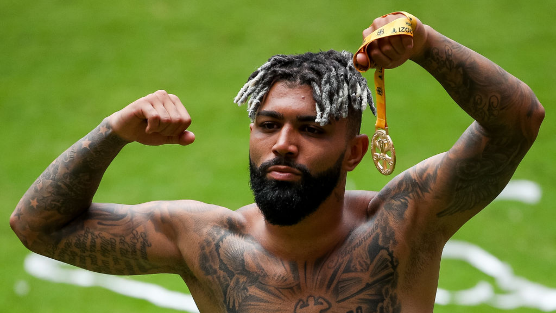 Gabigol negou qualquer problema com Arrascaeta - GettyImages